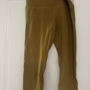 lululemon Gold-Tone High-Rise Cropped